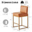 Ensemble de 2 tabourets de comptoir 26 po Modern-848678614-848678608
