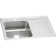 Lustertone 33" L x 22" W Drop-In Kitchen Sink