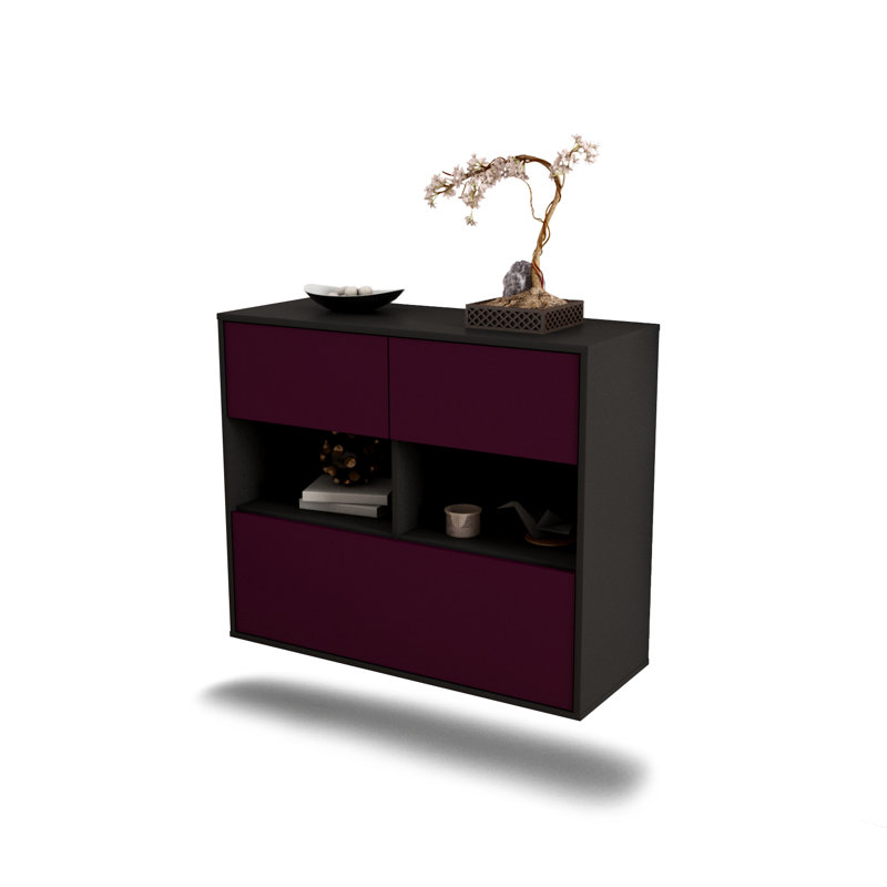 Rowles 92cm Sideboard, Purple