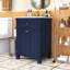 Meuble-lavabo de salle de bain avec lavabo, portes à fermeture douce et tablette réglable-920036763