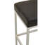 Jisu Upholstered Counter Stool with Metal Frame