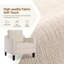 Upholstered Chenille Armchair-1745659183