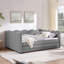 Lit de jour grand format en forme de vague avec deux tiroirs de rangement et port USB-681987512-681987513
