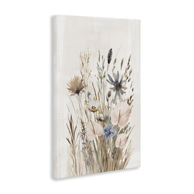 Toile de campagne avec herbes sauvages, design par 1x