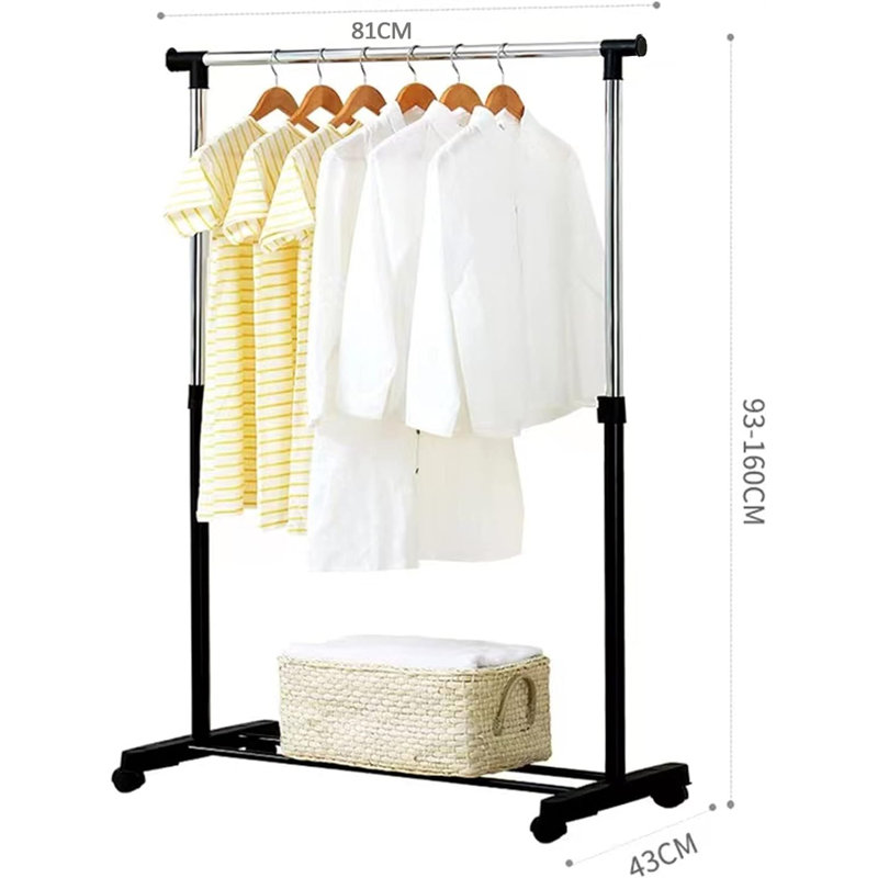 75cm Rolling Clothing Rack