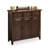 Nut-brown Solid Wood Shoe Storage Bench