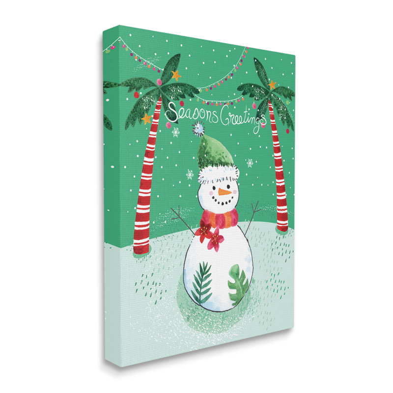 Season 'Greetings, Toile tendue, H 20 po x l 16 po x P 1,5 po