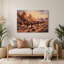 Art mural en métal brun de Southwestern Cowboy-1045823841