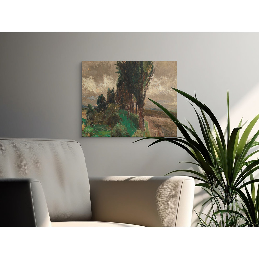 Landscape Canvas Wall Art, Impressionist Painting Print, Gallery Wrapped, Ready to Hang Canvas, Archival Quality, Farmhouse Decor