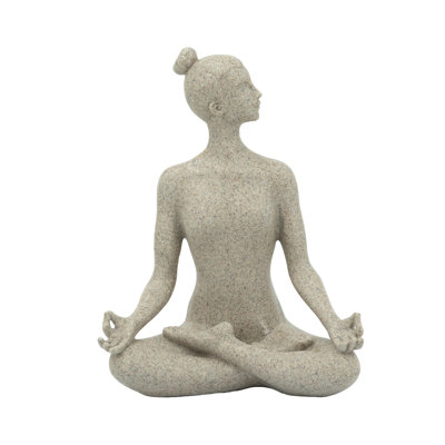 Figurine de yoga 7 x 4 x 9 po