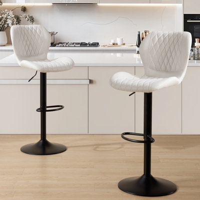 Tyrel Swivel Adjustable Height Bar Stool