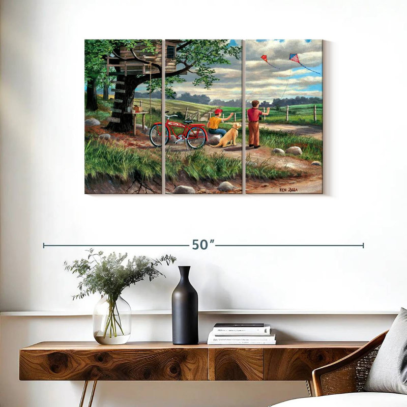Senne Catching The Wind, 24" H x 38" W