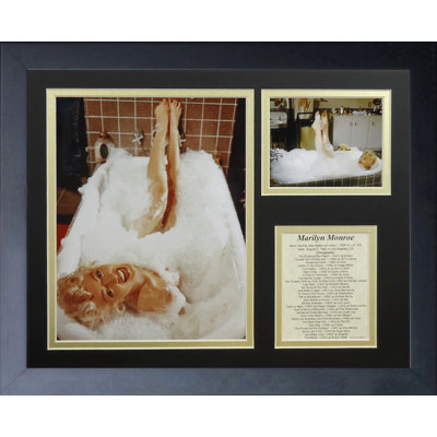 Marilyn Monroe Tub Framed Memorabili