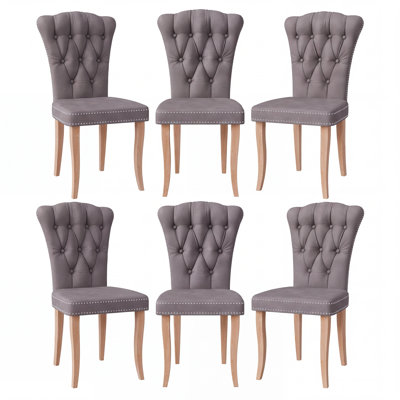 47cm H Velvet Upholstered Side Chair