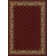 Alminus Innovations Paisley Bordered Garnet Area Rug