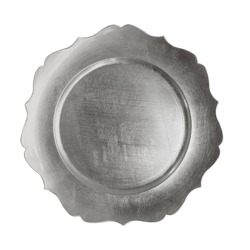 Plat de service 13 po, Argent