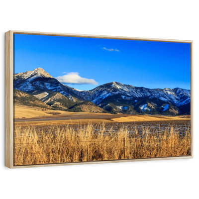 Panoramic View Of Bridger Mountains