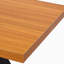 Bureau de direction moderne de 63 po, bureau d'écriture en bois industriel rustique, bureau d'étude avec support pour écran, bureau d'ordinateur rectangulaire pour bureau à domicile, salon, teck