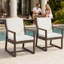 Ensemble de 2 fauteuils d'extérieur résistants aux intempéries avec coussins amovibles - idéal pour les ensembles de salle à manger de patio-1077229645