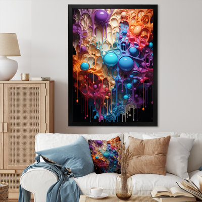 " Blue And Orange Abstracted Realities "