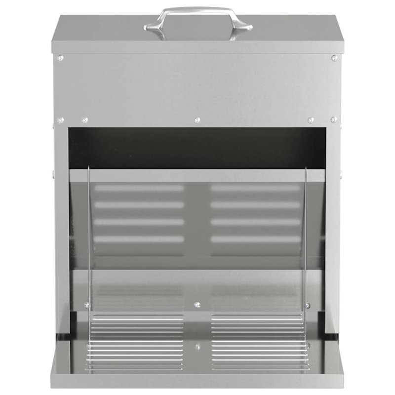 Galvanised Steel Feeder, 40cm H x 33cm W x 42cm D