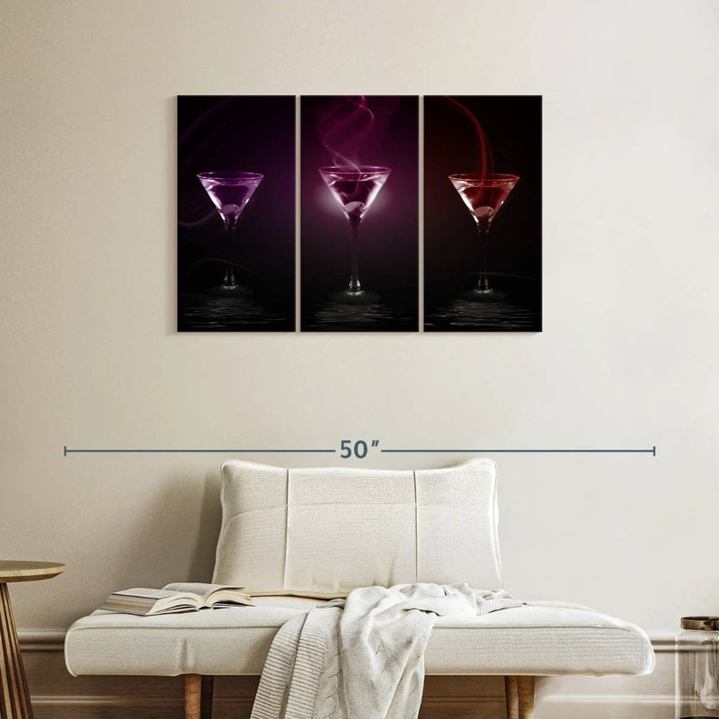Yarlin Modern Cocktails, 24" H x 38" W