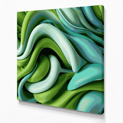 Art mural sur toile Biomorphic Abstraction 48