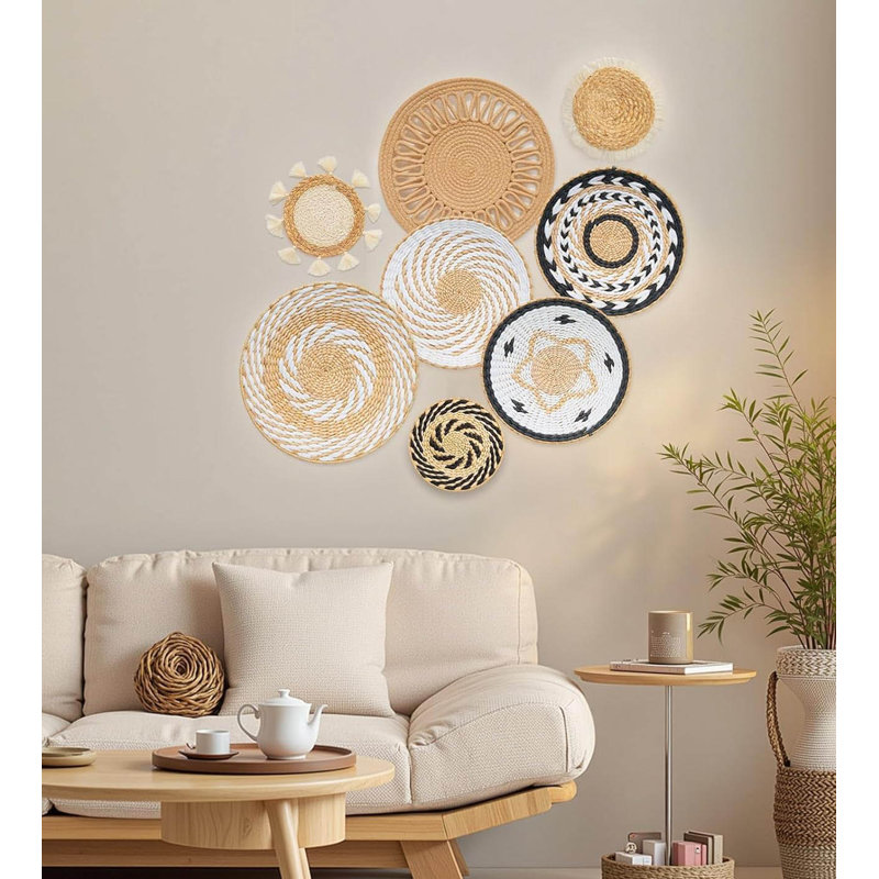 Wall Decor on Rattan
