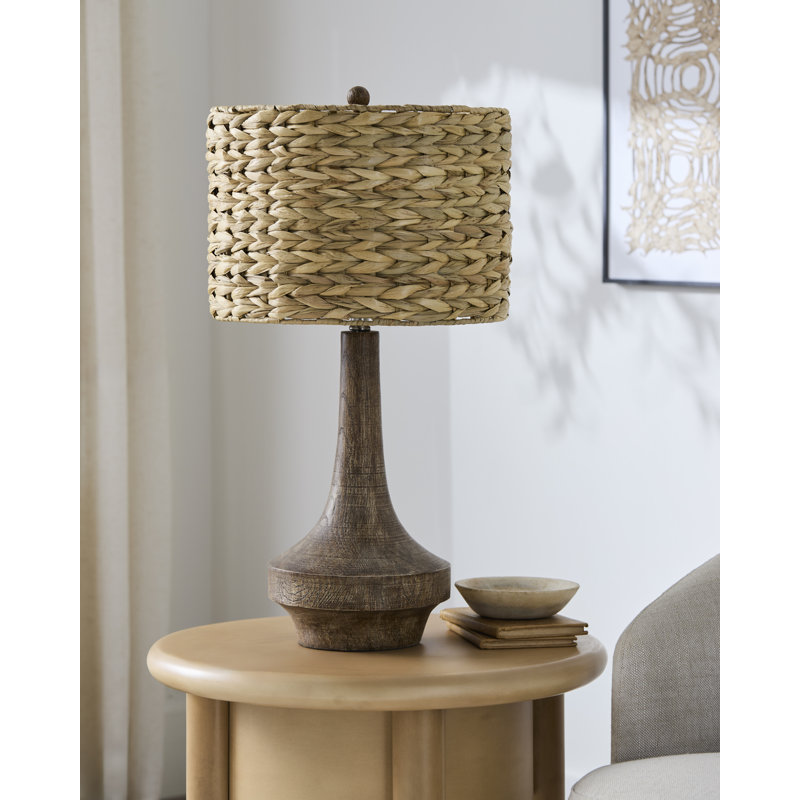 Carson Table Lamp, Distressed Brown