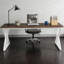 Bureau spacieux, bureau d'ordinateur, bureau d'écriture rustique