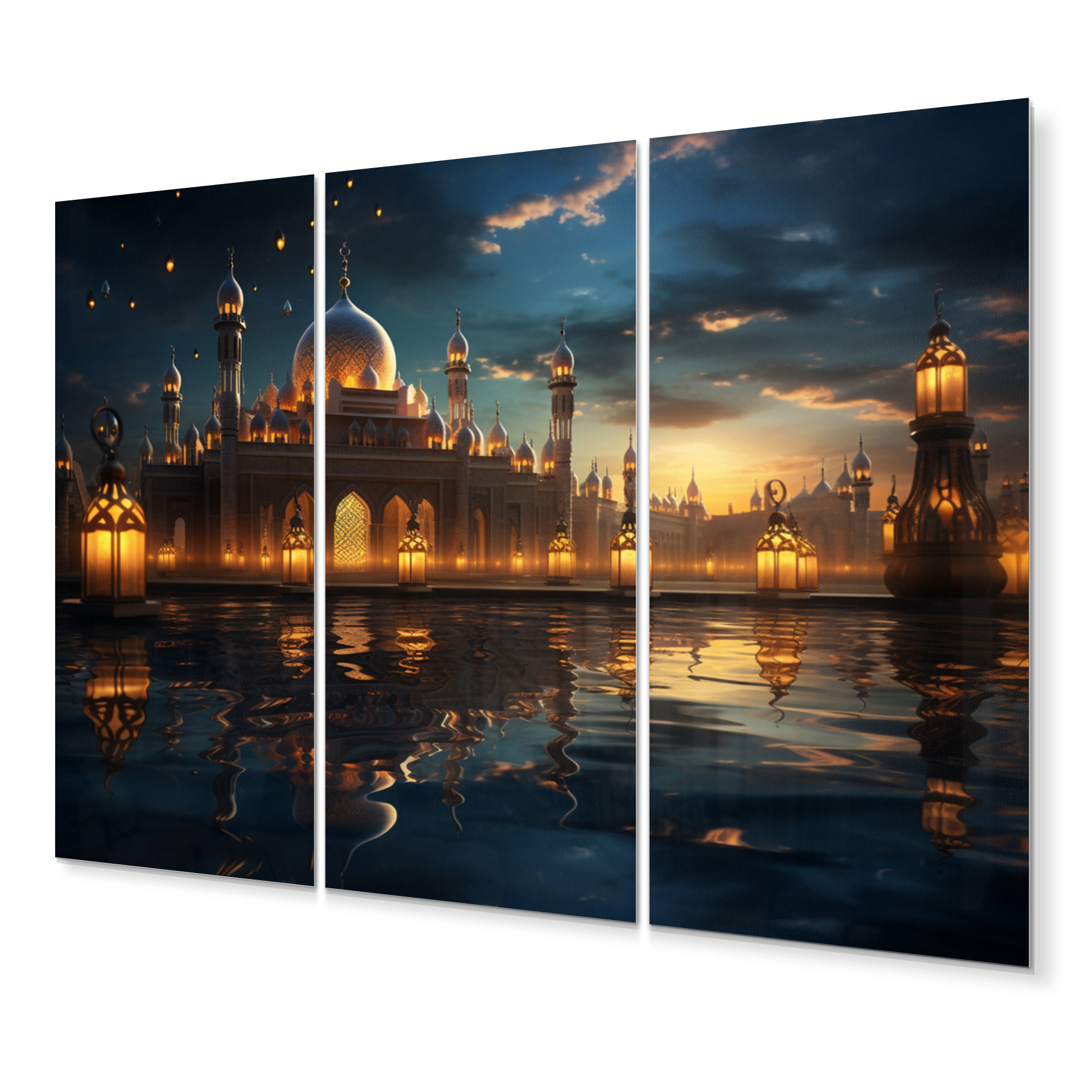 DesignArt Islam Art Ramadan Reflection - Islamic Metal Wall Art Prints ...