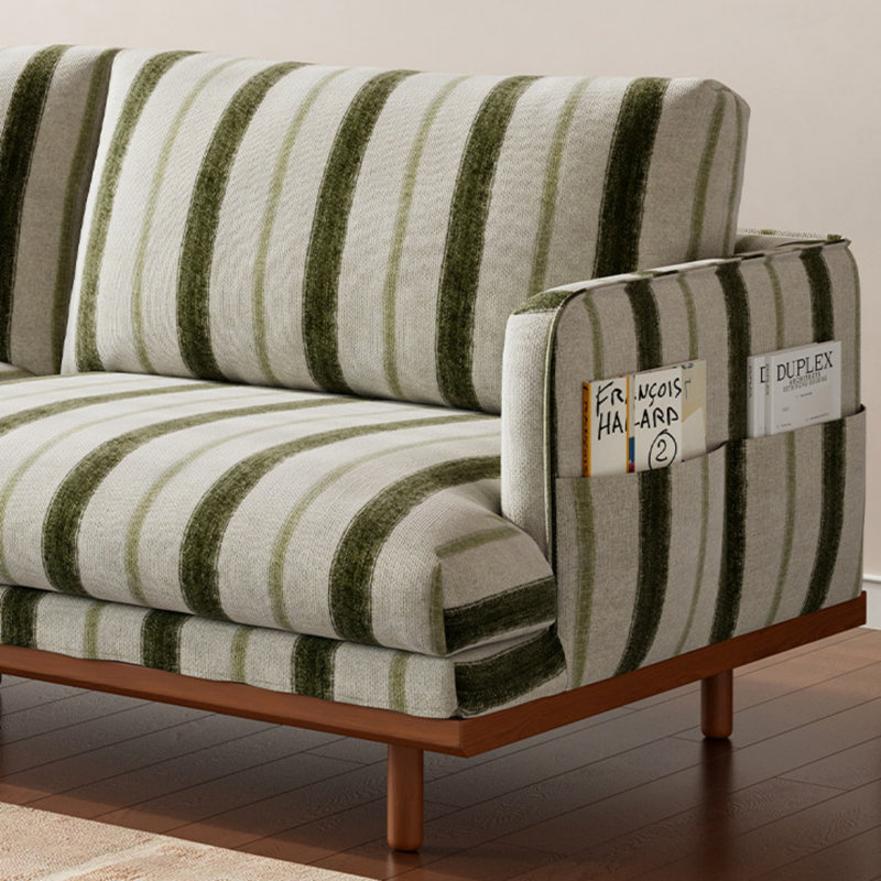 Retro Striped Sofa