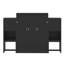 Grand lit escamotable avec bureau, coiffeuse et armoires-1106129480