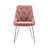 Fabriciano Tufted Velvet Dining Chair with Chrome Legs-1982054351