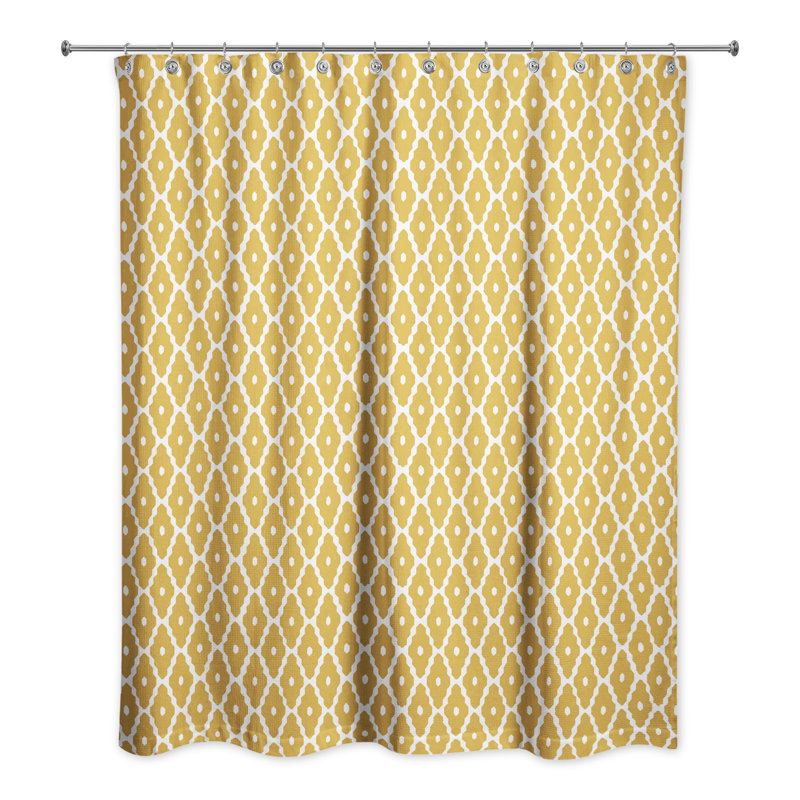 Mincey Geometric Shower Curtain