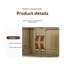 Rangement de bureau empilable en plastique avec tiroirs Marfried