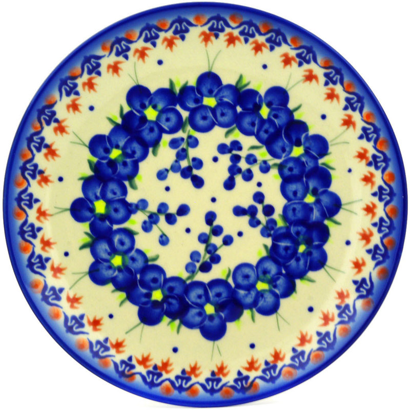 Passion Poppy Ceramic Decorative Plate