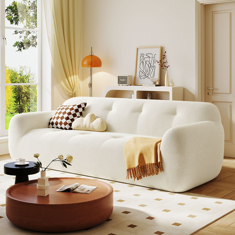Canapé 3 places 85,8 po, Beige