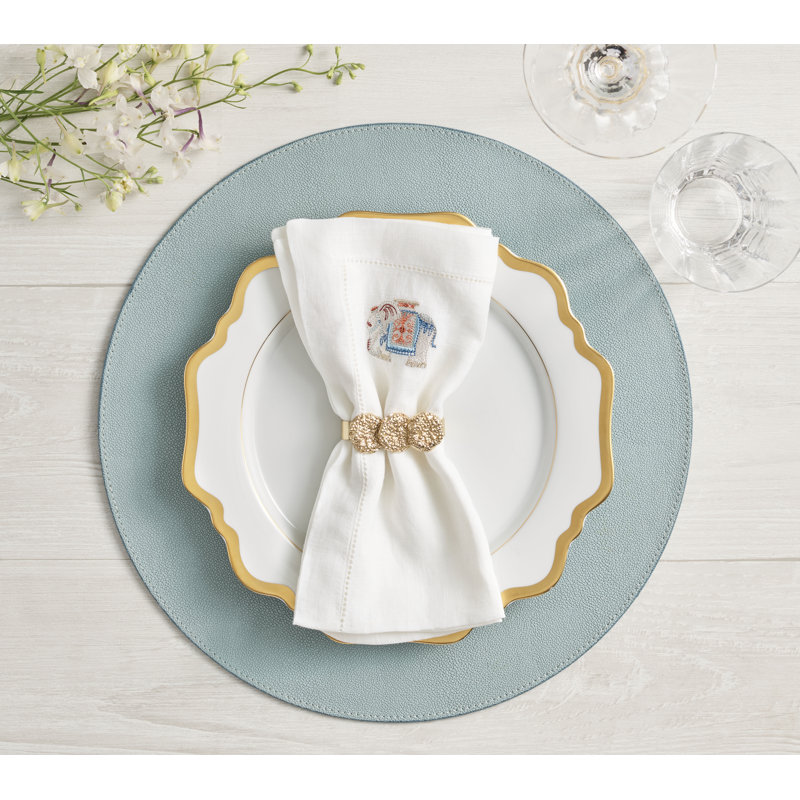 Icons Placemat, Sky/Blue