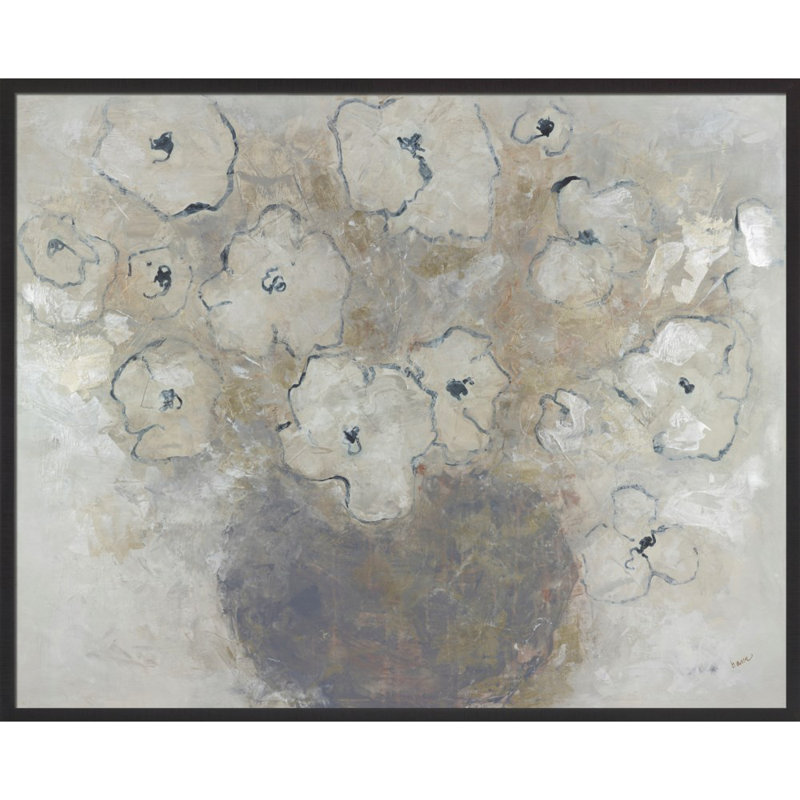 In Bloom Painting, Carmel Black Framed