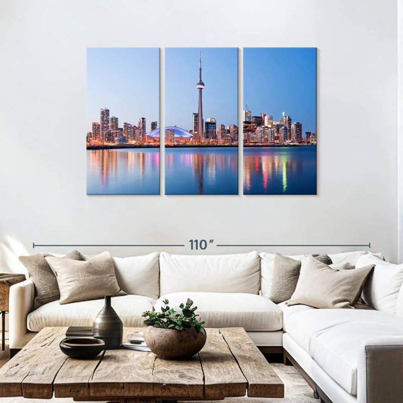 Rorry Toronto Skyline, 48" H x 74" W