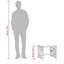 Ensemble de 4 tabourets de jardin en rotin Vidaxl-113046207-113046211