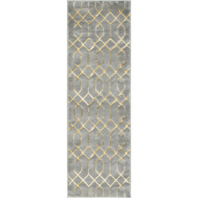 Glam Gray/Gold Area Rug