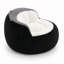 Fauteuil à billes avec coussin en peluche écologique pour le salon / salle de jeux-1987491799