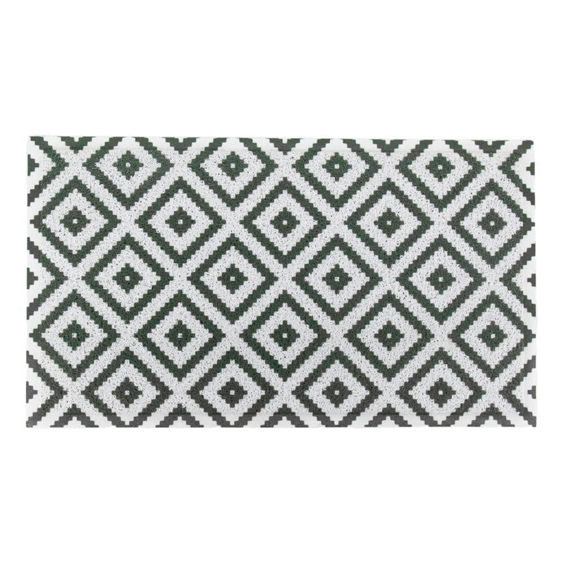 Non-Slip Geometric Doormat, 24" x 36"