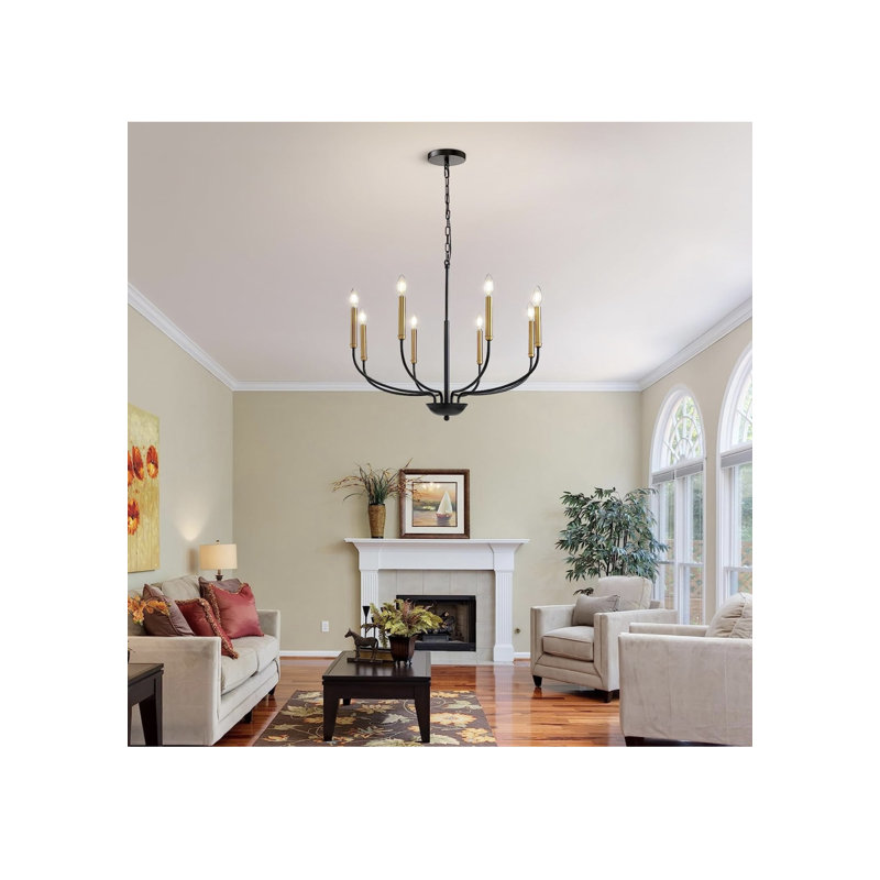 Dimmable LED Classic / Traditional Chandelier, 8 bulbs
