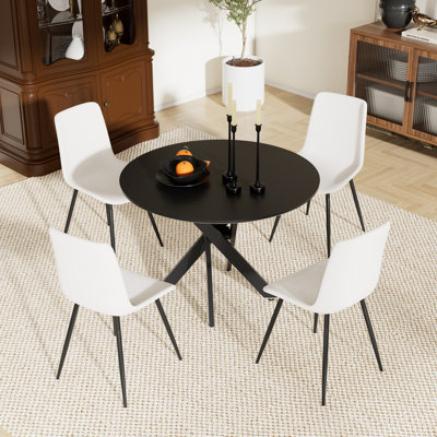 Round Dining Table Set For 4