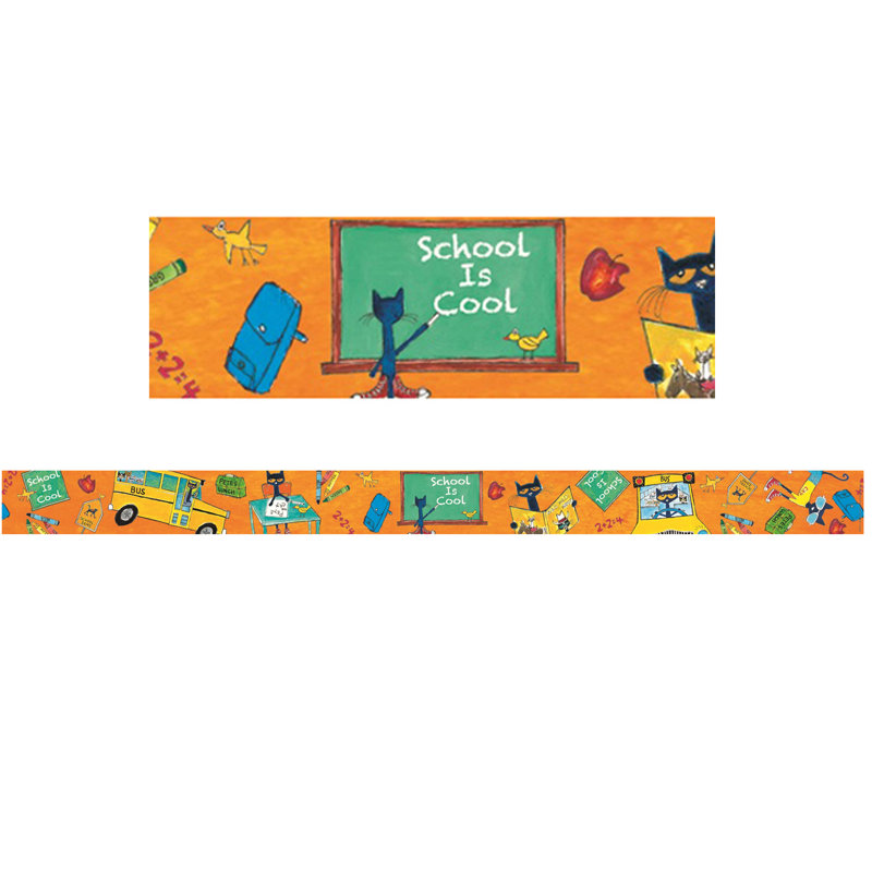 Edupress Pete the Cat School Is Cool Spotlight Border