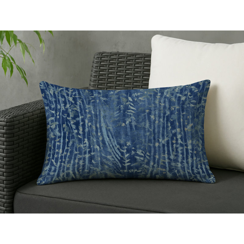 Coussin décoratif intérieur et extérieur Modern, Gris abstrait 172, Rectangle H 18 po x l 25 po