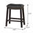 Pepperidge Upholstered Counter Stool with Solid Wood Frame-560205375-560205369